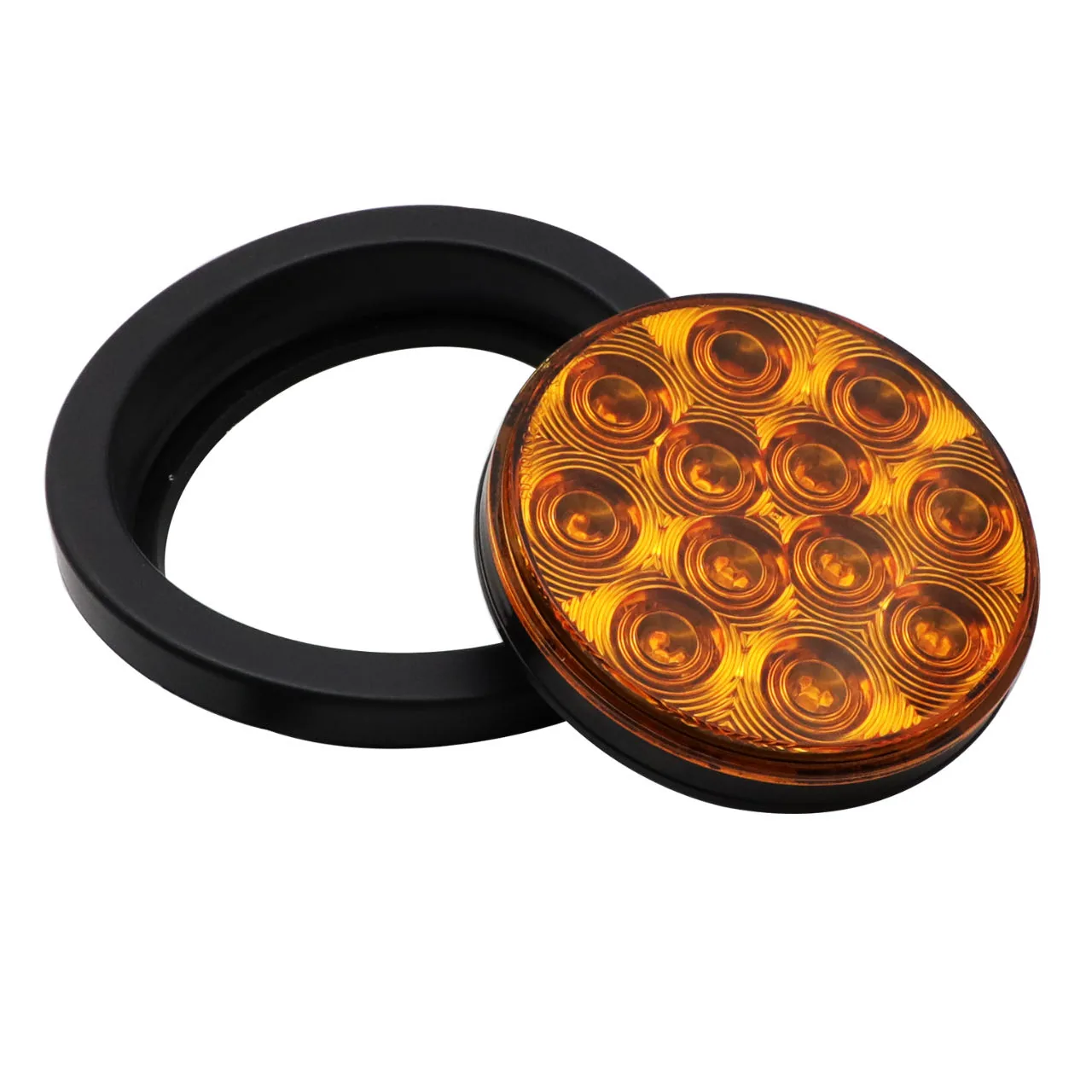 F3 Piranha 12 diodes sealed stop turn tail light - angled view