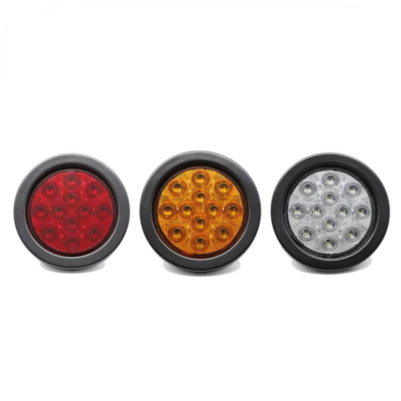 F3 Piranha 12 diodes sealed stop turn tail light - mounting side