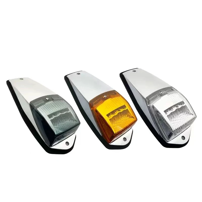 17 LED chromed truck cab roof light - product photo