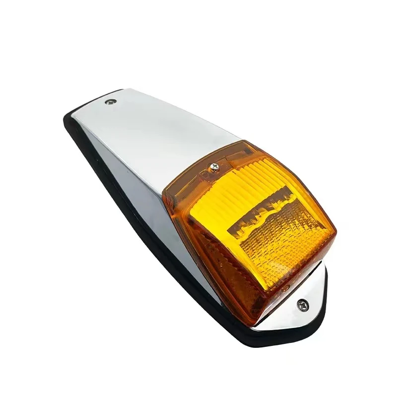 17 LED chromed truck cab roof light - lens detail
