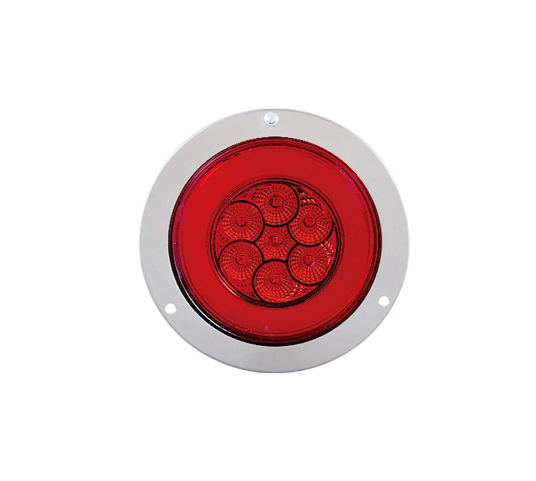 4 Inch Round LED Stop Turn Tail Lights