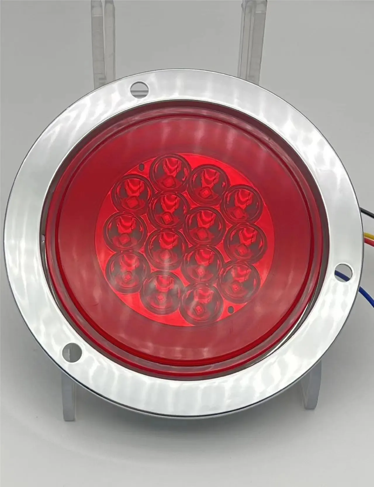 14 LED 4 inch truck stop turn tail light - mounting side