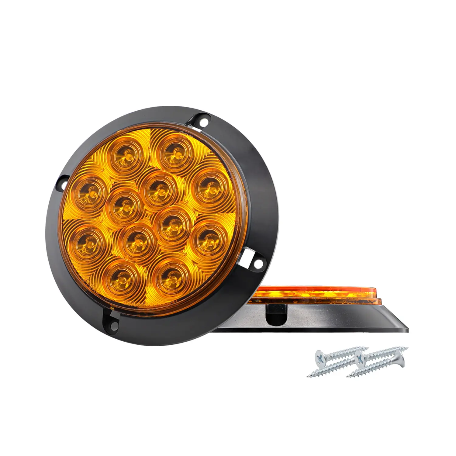 Strobe F3 Piranha 12 LED truck tail light - angled view