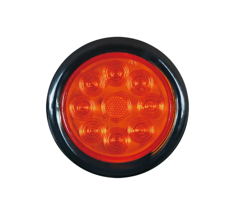 Universal 9 LED round truck tail lamp - product photo