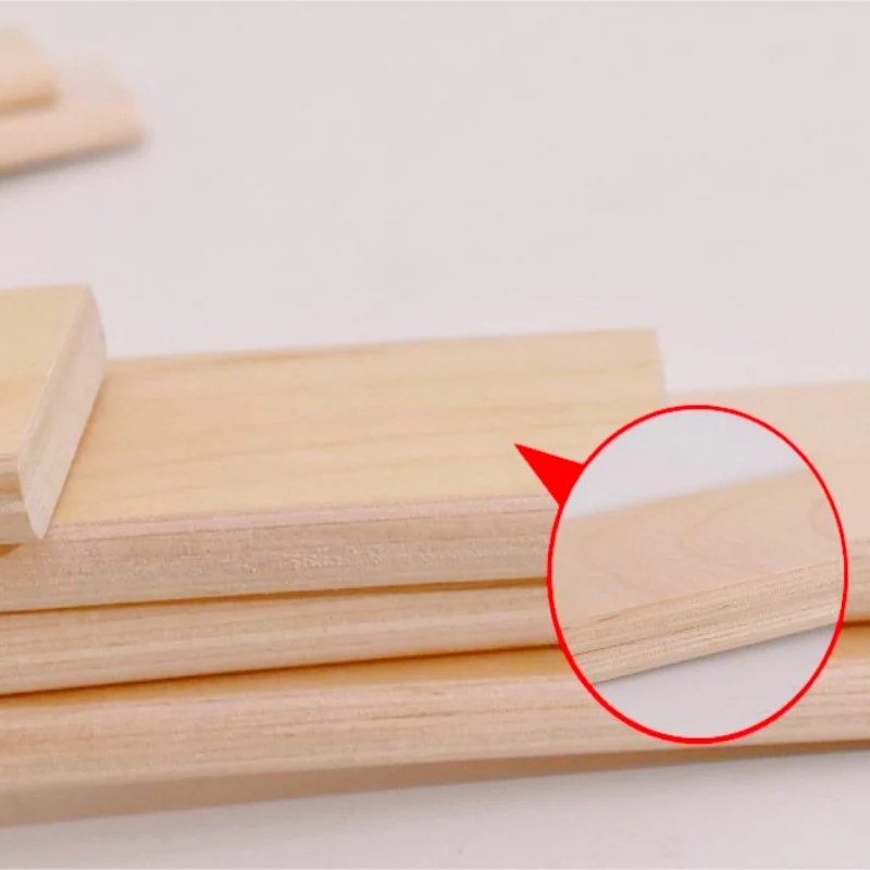 Birch bed slats arranged to show length and camber