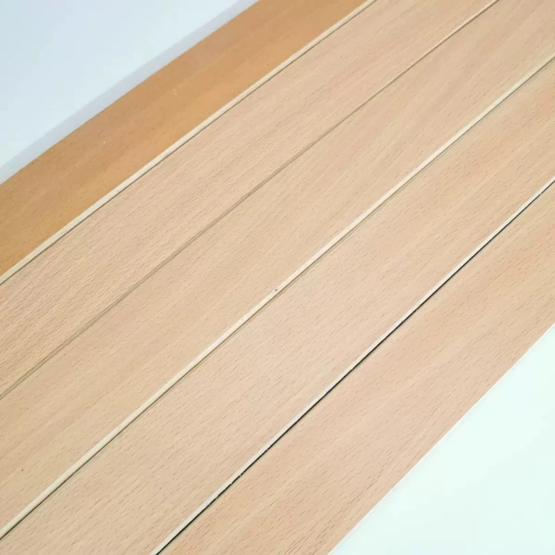 Birch bed slats bundled ready for shipping