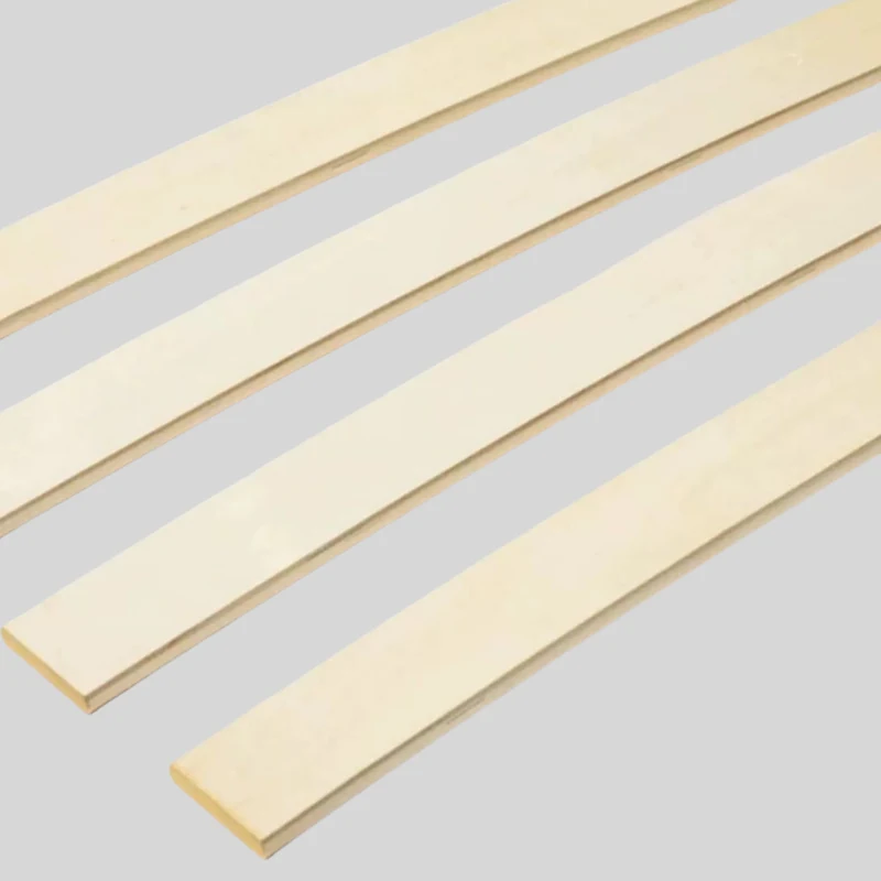Poplar bed slats bundled for shipping
