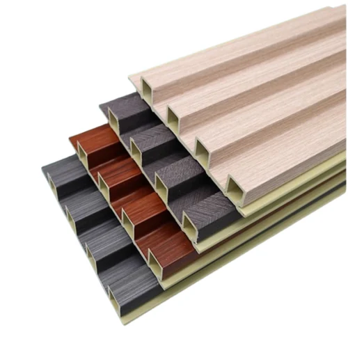 WPC interior wall panel WW-IN16023 showing the 160mm fluted profile