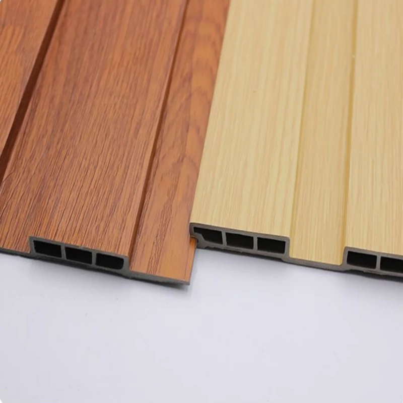 WPC interior wall panels in several veneer colours