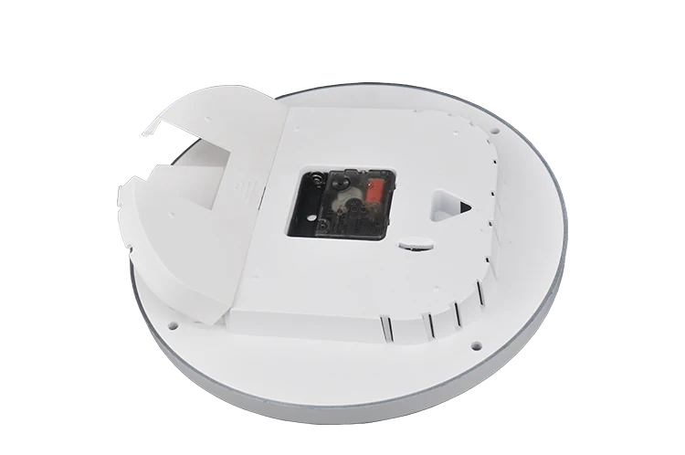 Battery Wall Clock Camera DVR-1080PWC detail view of the lens and controls