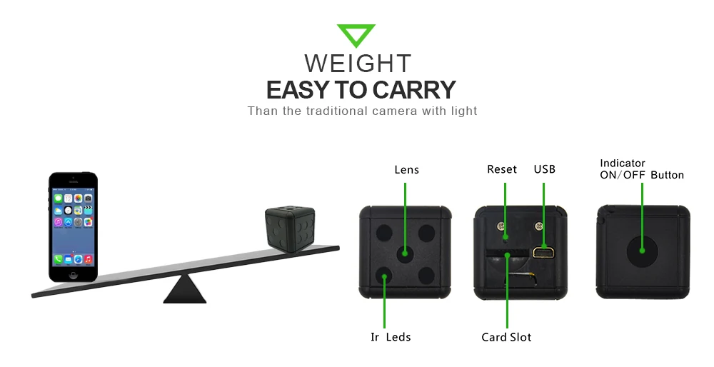1080P Dice Mini Camera DVR-1080DIC product view 9 of 10