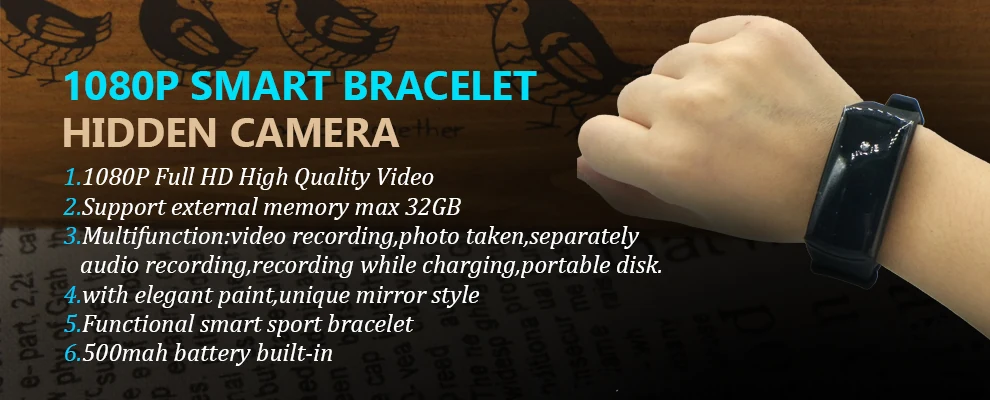 1080P Smart Watch Camera DVR-1080SWC product view 9 of 10