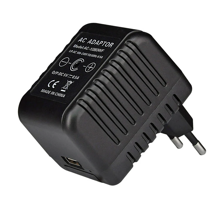 AC Power Charger Camera DVR-1080AC detail view of the lens and controls