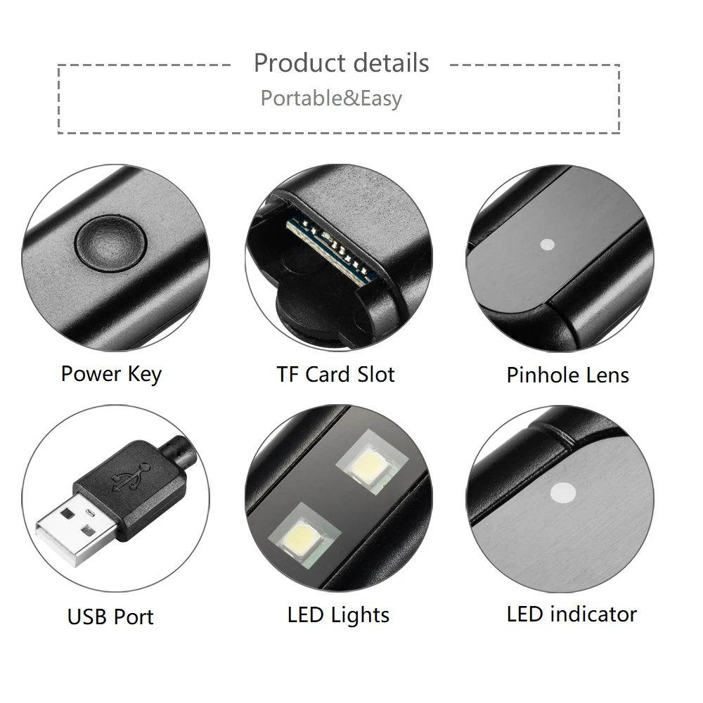 WiFi USB Desk Lamp Camera WF-1080ULC shown in a room setting
