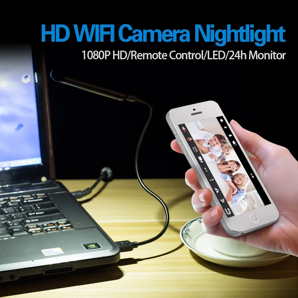 WiFi USB Desk Lamp Camera WF-1080ULC product view 7 of 9