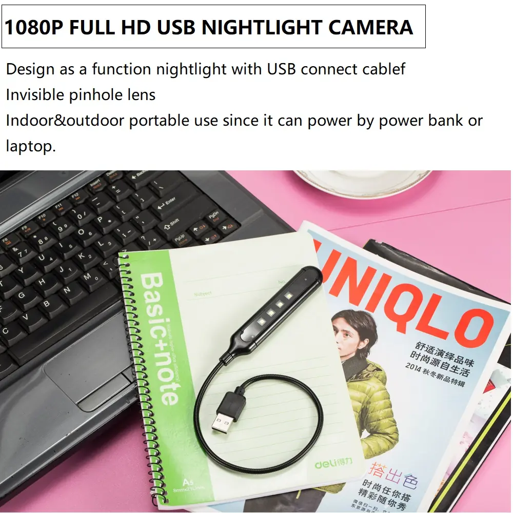WiFi USB Desk Lamp Camera WF-1080ULC product view 8 of 9