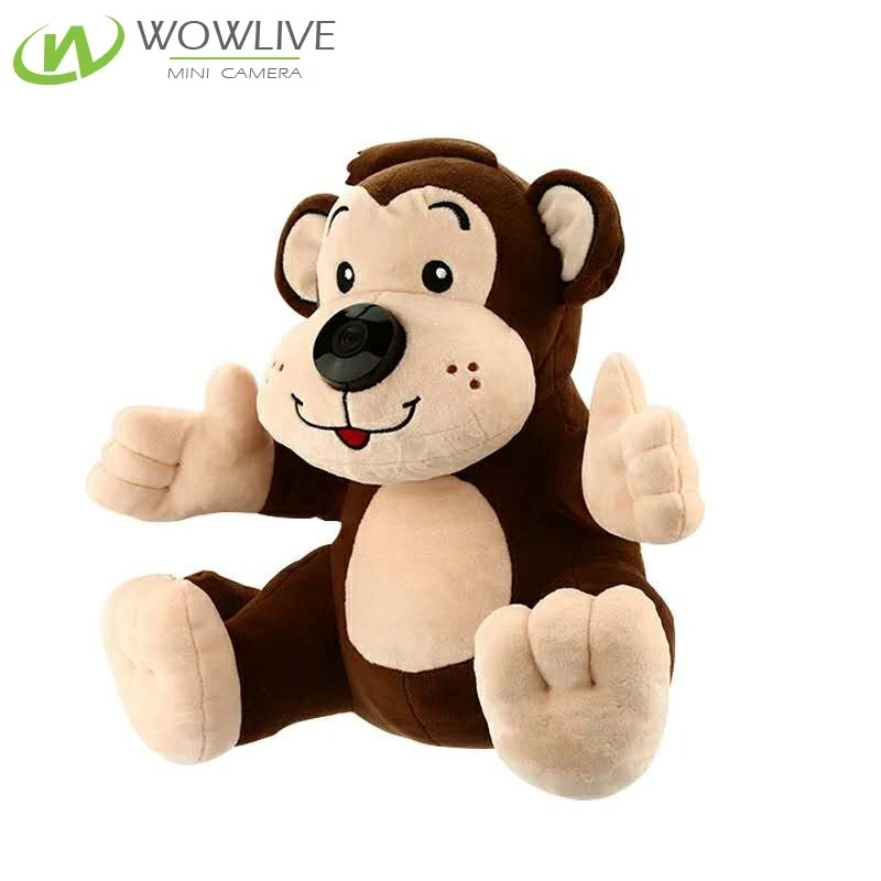 WiFi Monkey Doll Baby Monitor WF-720MDC shown in a room setting