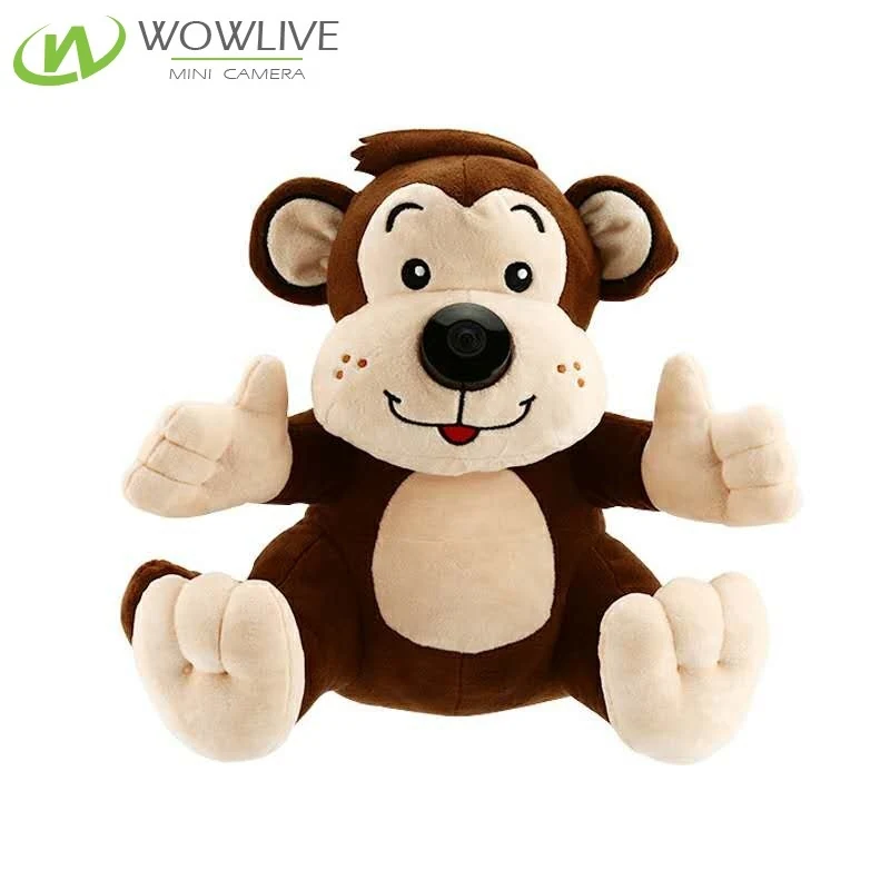 WiFi Monkey Doll Baby Monitor WF-720MDC side view showing the camera housing
