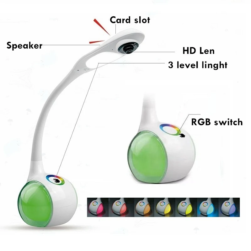 WiFi Table Lamp Baby Monitor WF-720TLC product view 6 of 10