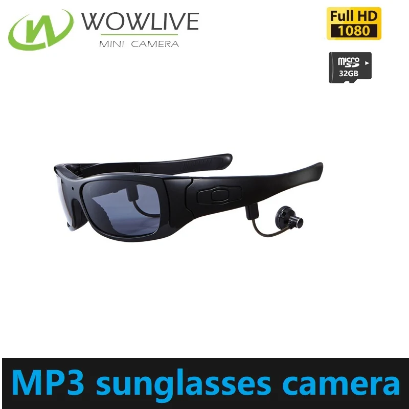 Bluetooth Sunglasses Camera DVR-1080SBC side view showing the camera housing