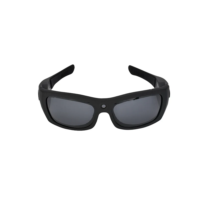 Bluetooth Sunglasses Camera DVR-1080SBC detail view of the lens and controls