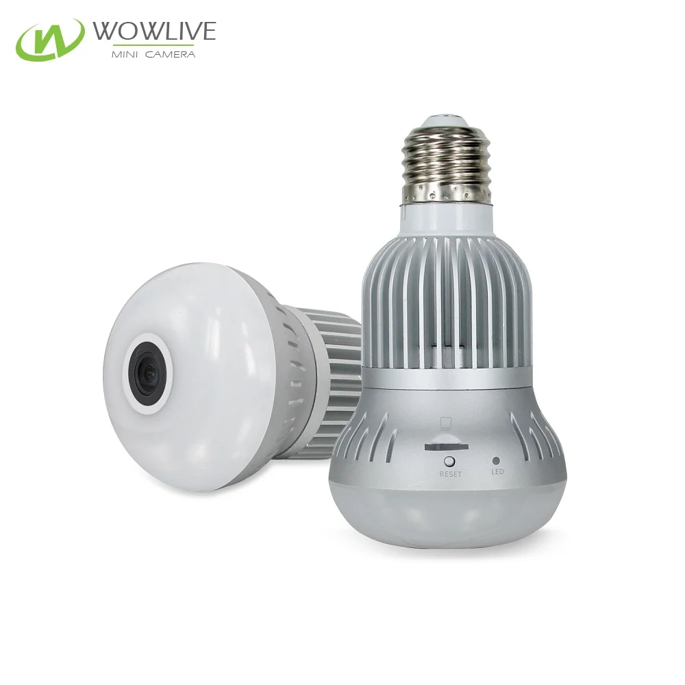 360 Panoramic Bulb Camera B22 WF-360BUC side view showing the camera housing