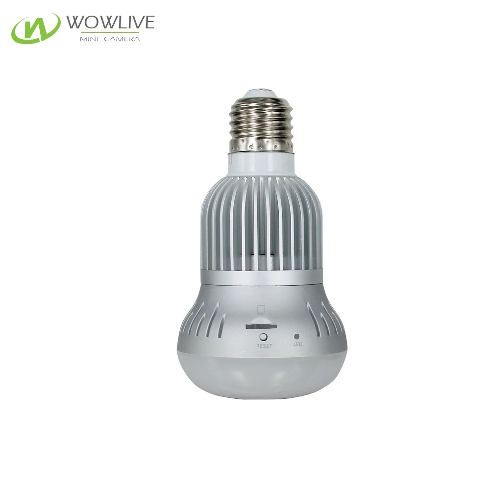 360 Panoramic Bulb Camera B22 WF-360BUC shown in a room setting
