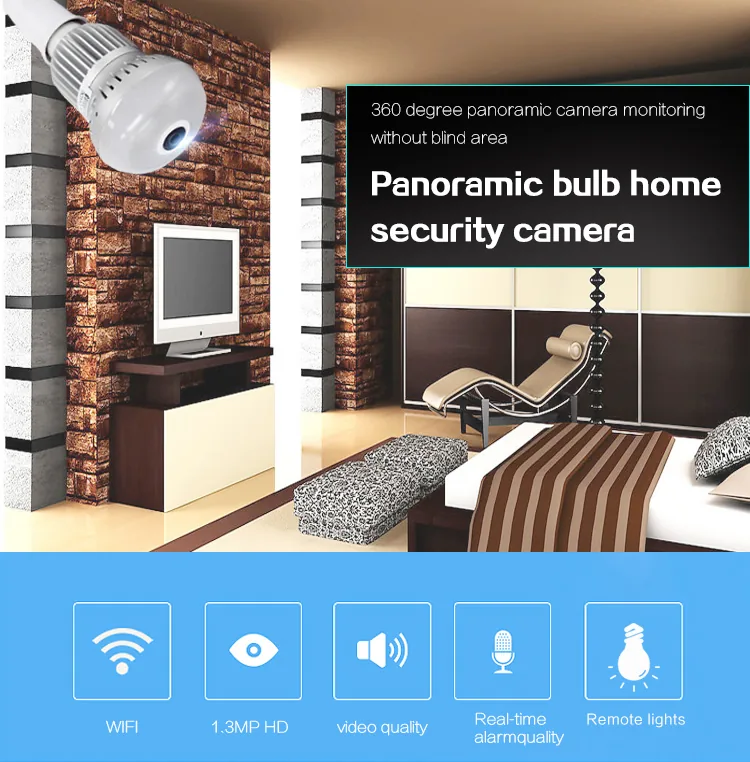 360 Panoramic Bulb Camera B22 WF-360BUC product view 9 of 10