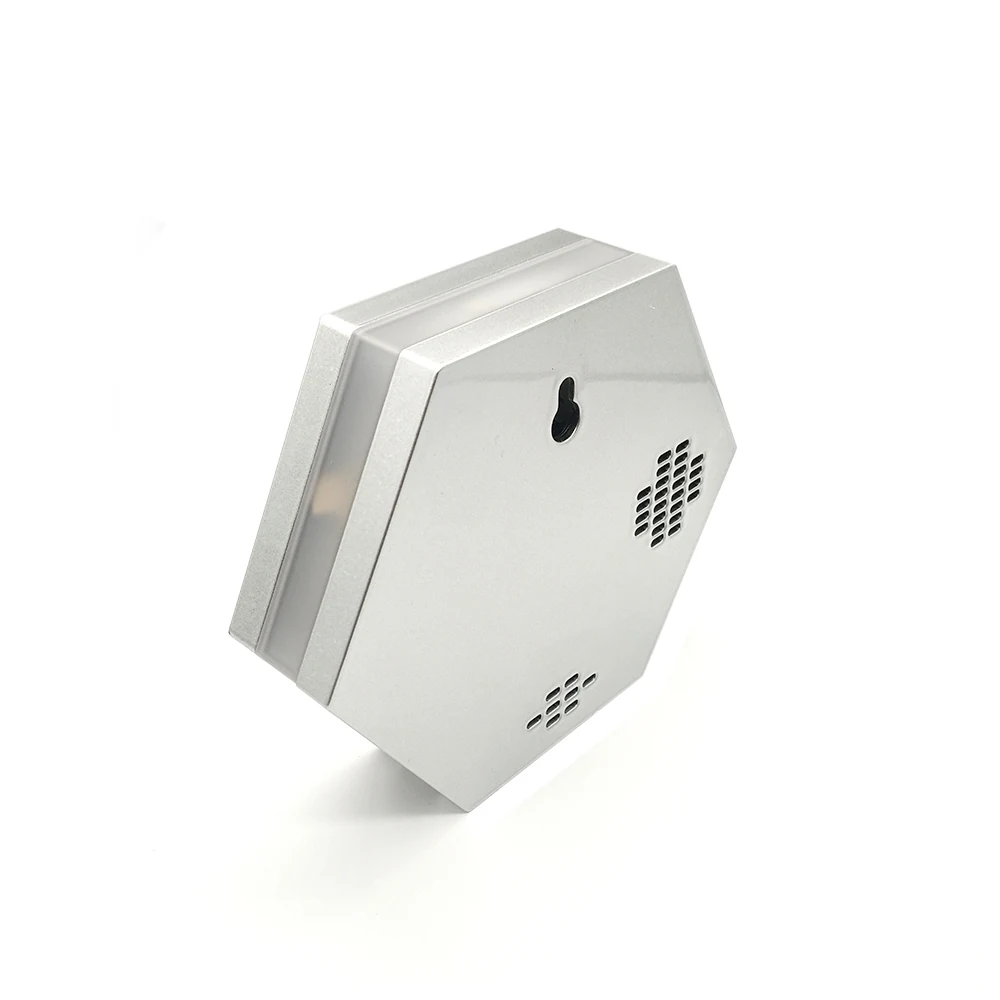 RGB Nightlight WiFi Clock Camera WF-1080OKC shown from the front
