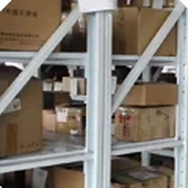 Finished goods held across all five product families, so mixed orders ship together.