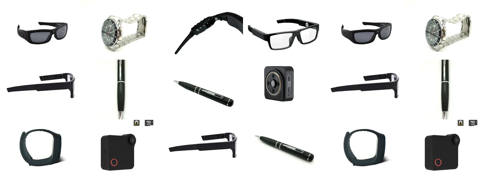 Wearable Hidden Cameras