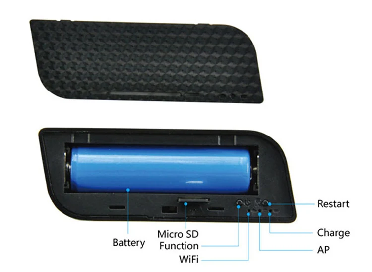 720P WiFi Alarm Clock Camera WF-720SAC product view 6 of 10