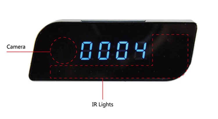 720P WiFi Alarm Clock Camera WF-720SAC product view 5 of 10