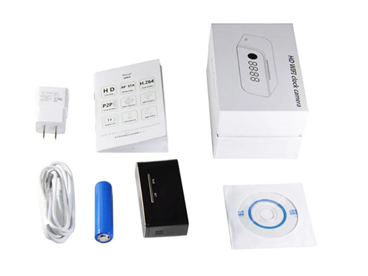 720P WiFi Alarm Clock Camera WF-720SAC product view 8 of 10