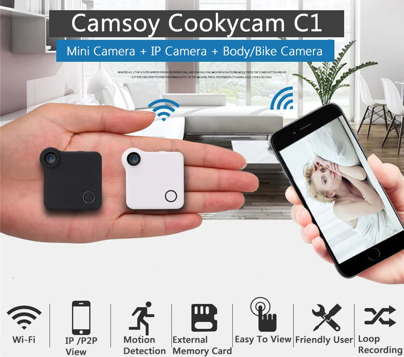 Wearable Magnetic WiFi Camera WF-720MC product view 8 of 10