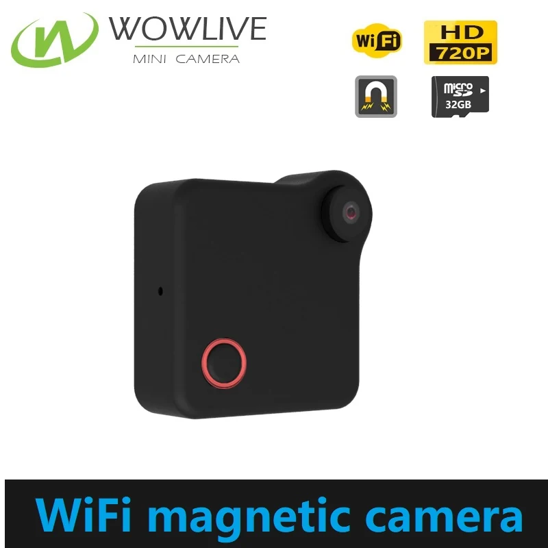 Wearable Magnetic WiFi Camera WF-720MC shown from the front