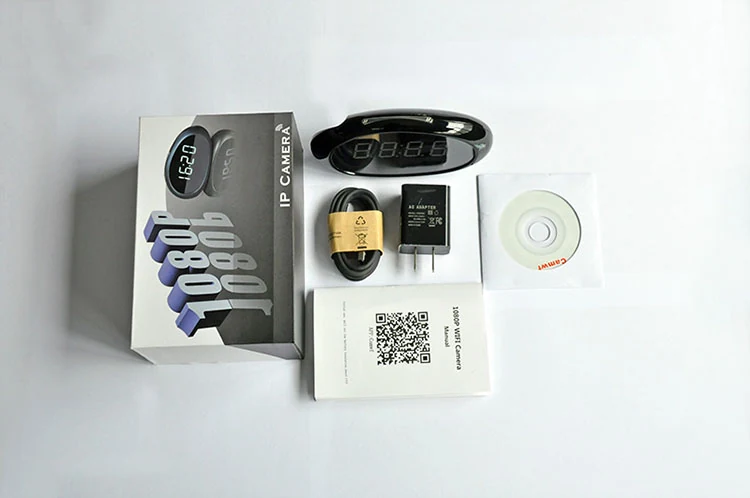Compact WiFi Alarm Clock Camera WF-1080DAC product view 5 of 6
