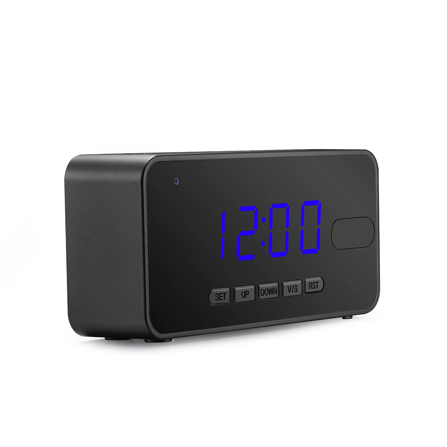 Night Vision Smart Desk Clock Camera DVR-1080PDC shown in a room setting