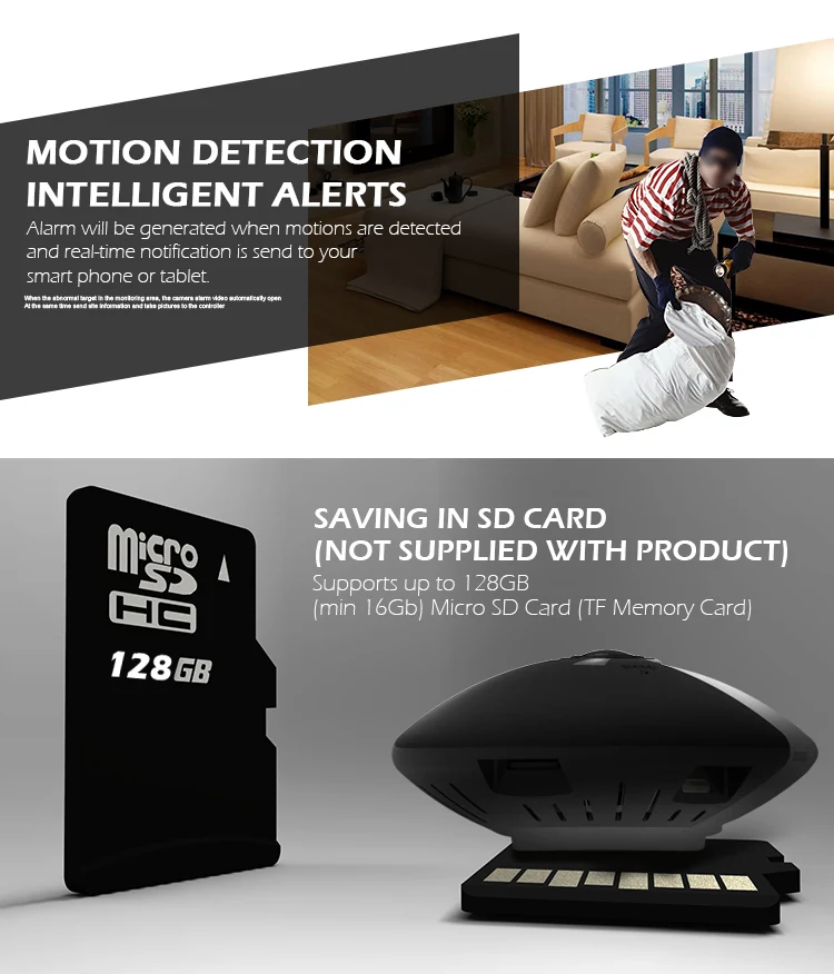 360 Panoramic Ceiling WiFi Camera WF-360MOC product view 10 of 10