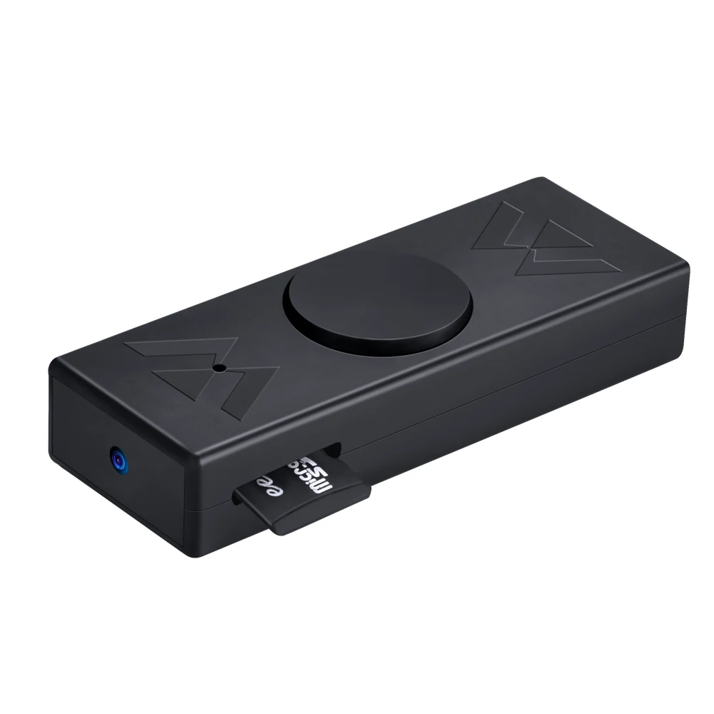 Fidget Spinner Mini Camera DVR-1080FSC detail view of the lens and controls