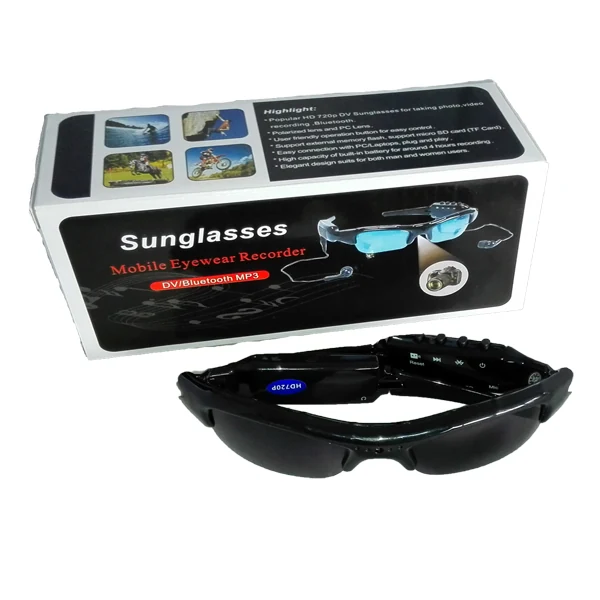 Bluetooth Sunglasses Camera With Earphone DVR-1080BSE product view 8 of 10