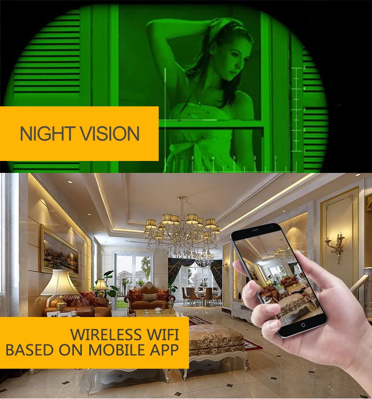 Mini WiFi Alarm Clock Camera WF-1080DTC product view 10 of 10