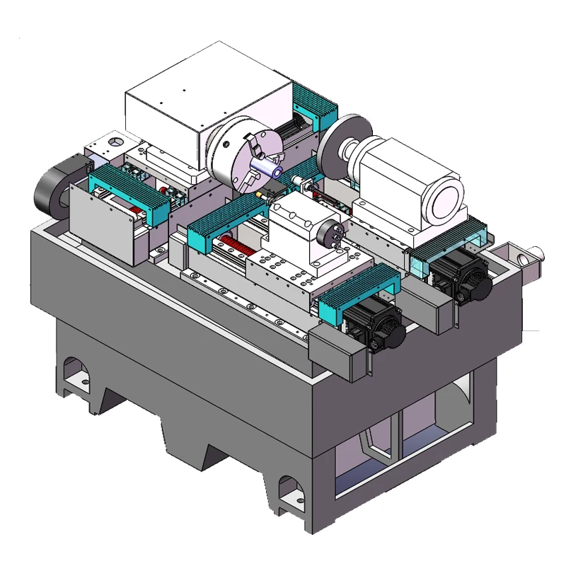 CNC punch grinder set up for regrinding progressive die punches