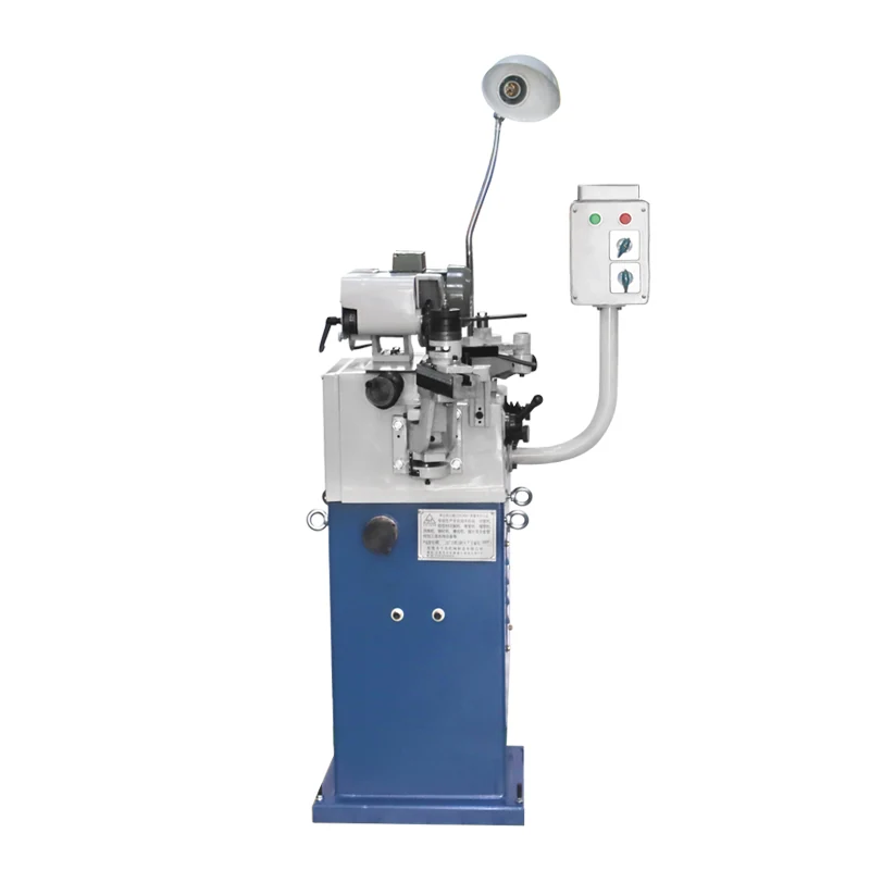 Automatic circular saw blade grinder used for resharpening timber cutting blades