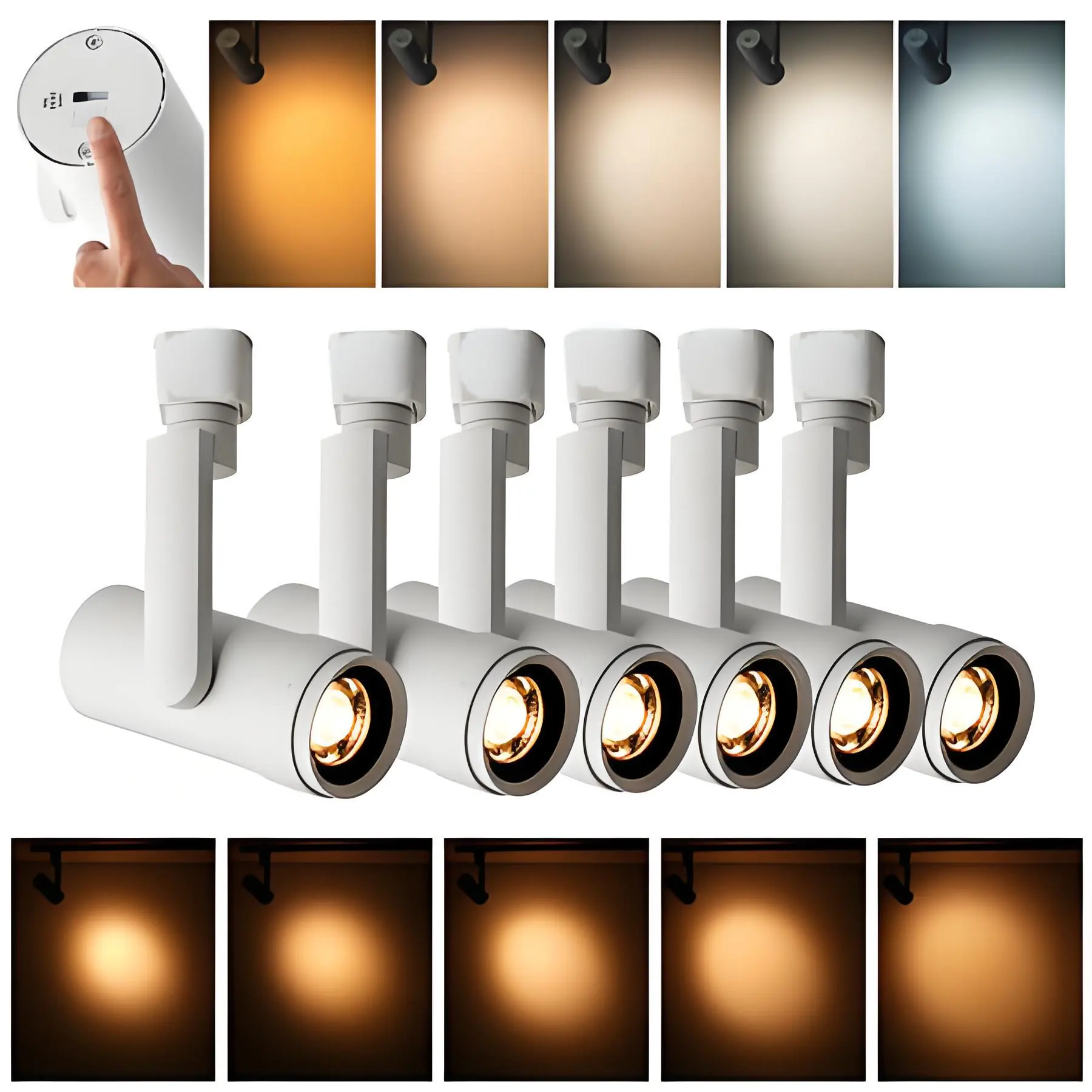 5-Color Zoomable LED Track Light XL04 main product view