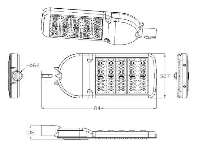 Solar Street Light XL-KODA-500 specification view
