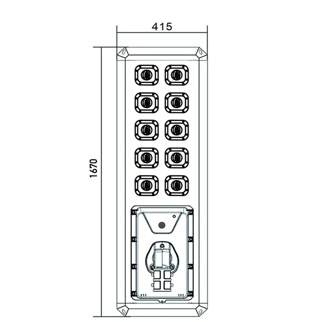 Solar Street Light XL-ZYS-G1000 colour temperature options