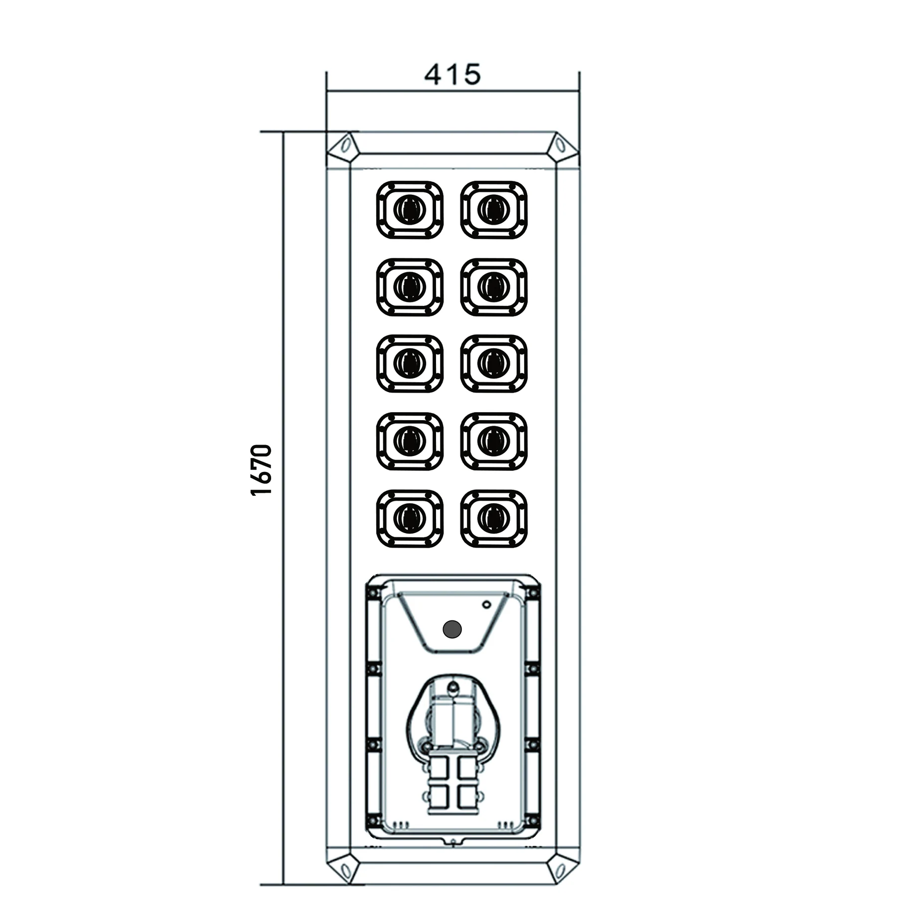 Solar Street Light XL-ZYS-G1000 colour temperature options
