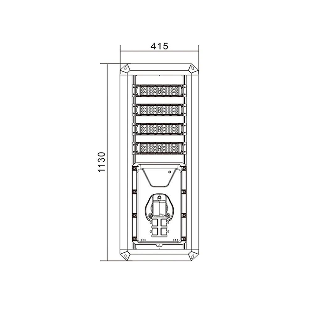Solar Street Light XL-ZYS-T400 beam and dimming detail