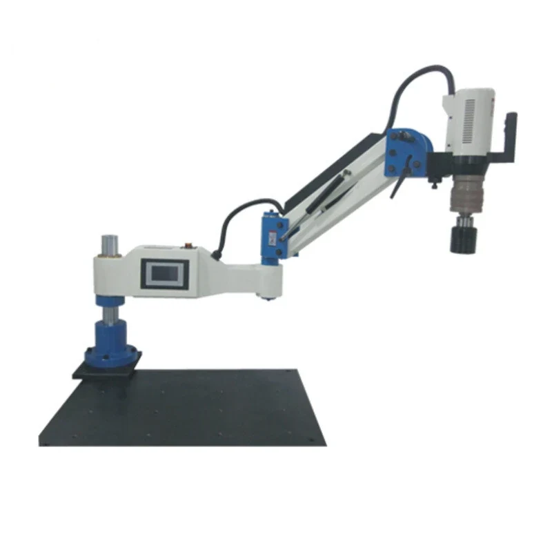 SRA-M24W arm type tapping machine with articulated counterbalanced arm and tapping head mounted on a column base